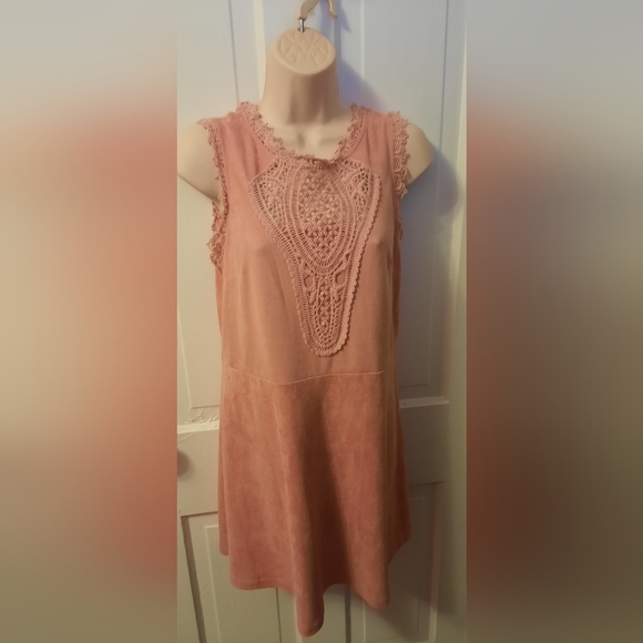 Rue21 Pink Sleeveless Lace Dress - Picture 1 of 5